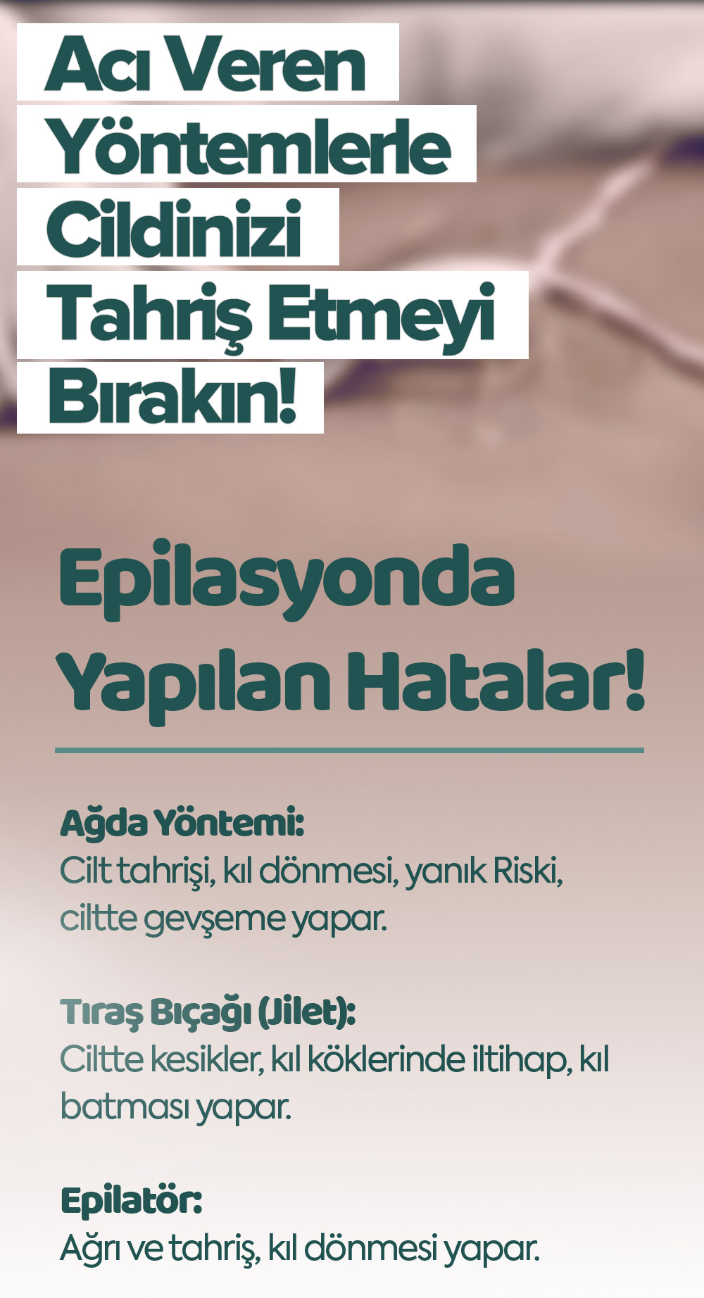 Epivia Tüy Dökücü Krem